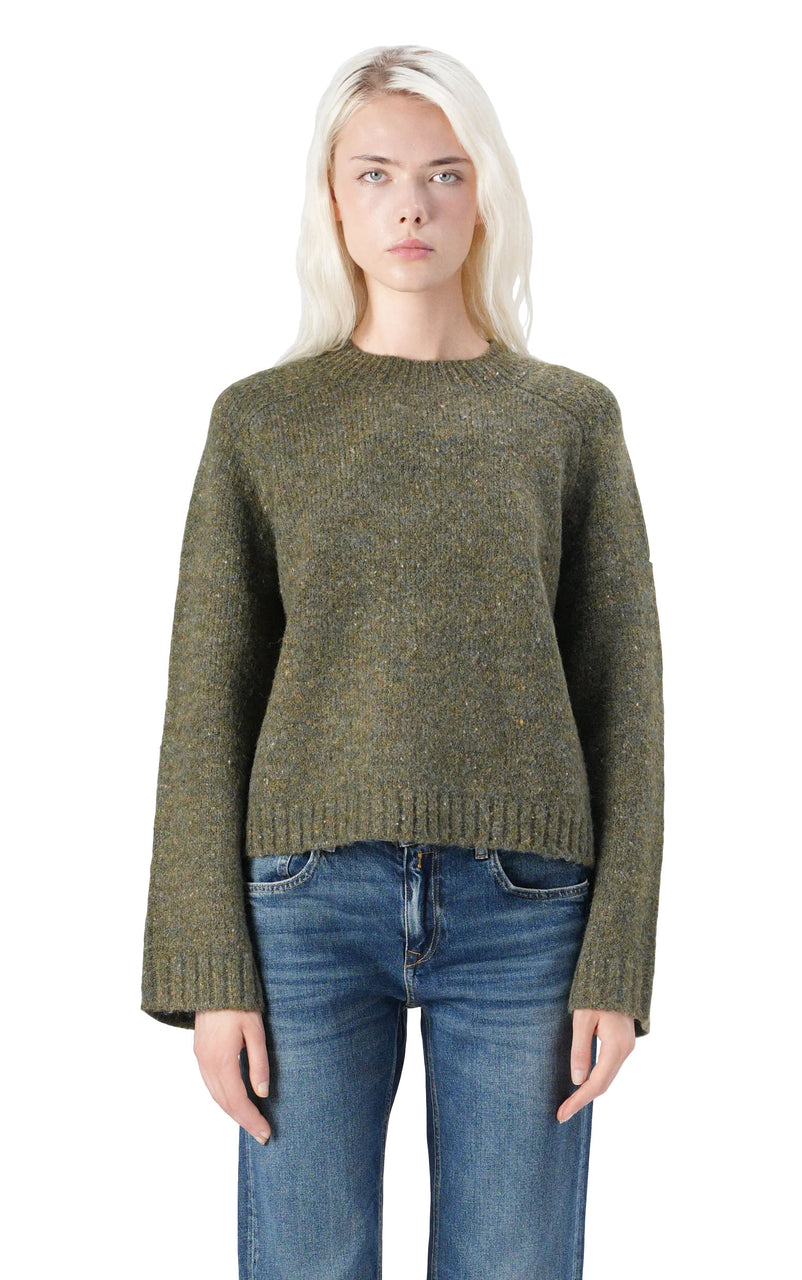 Ingrid Sweater in Grape Leaf