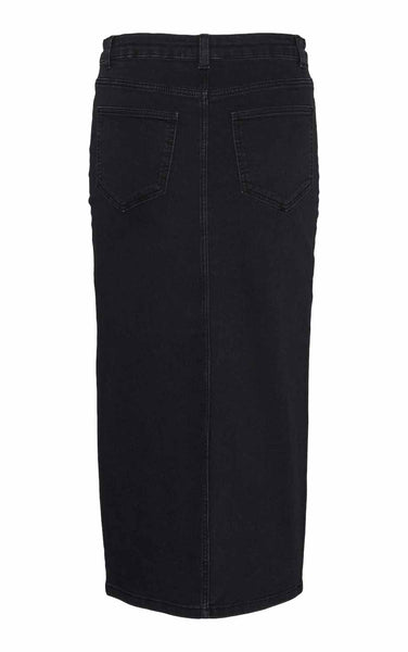 Lina Denim Skirt in Black