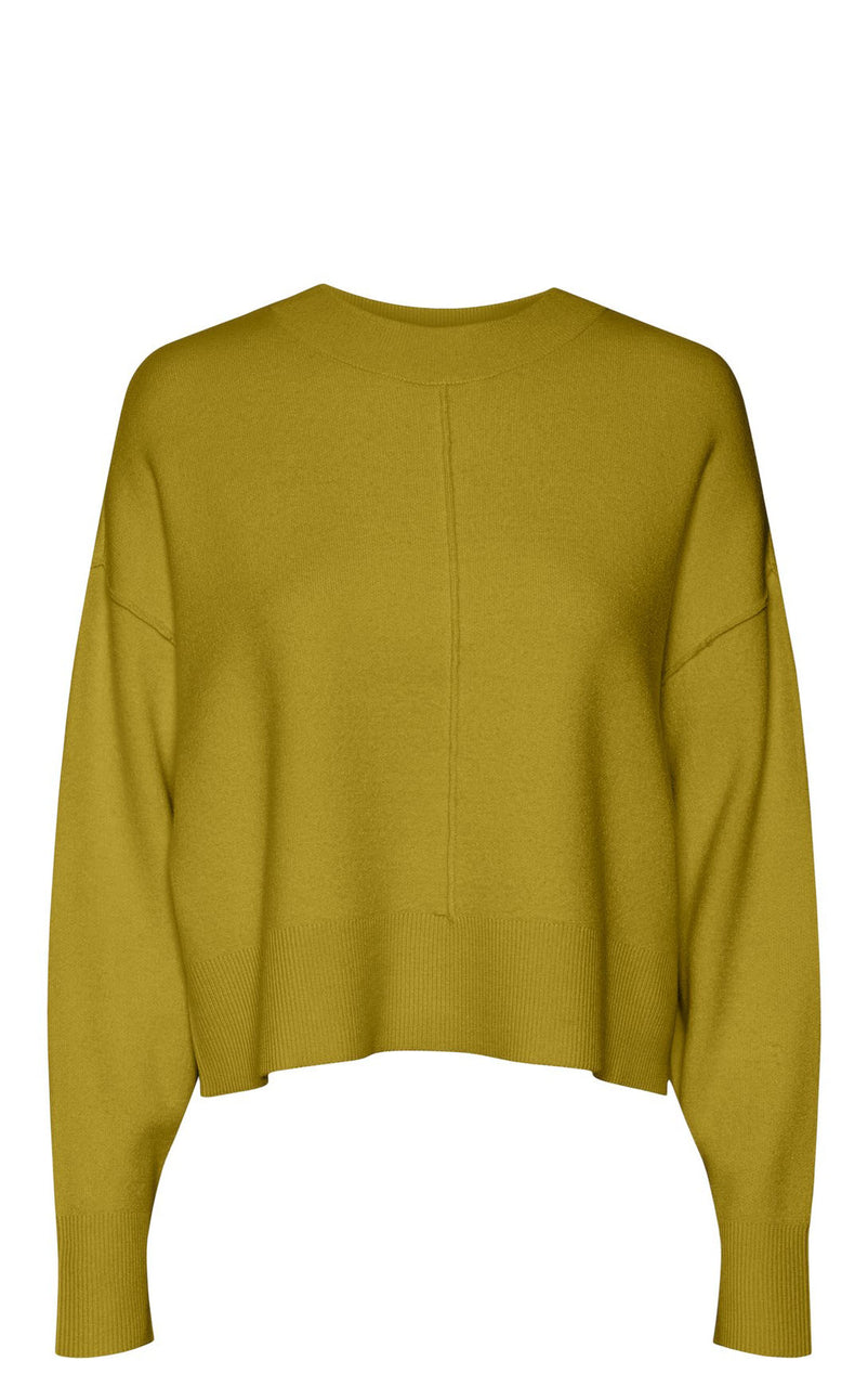 Gold Link Sweater in Avocado Oil
