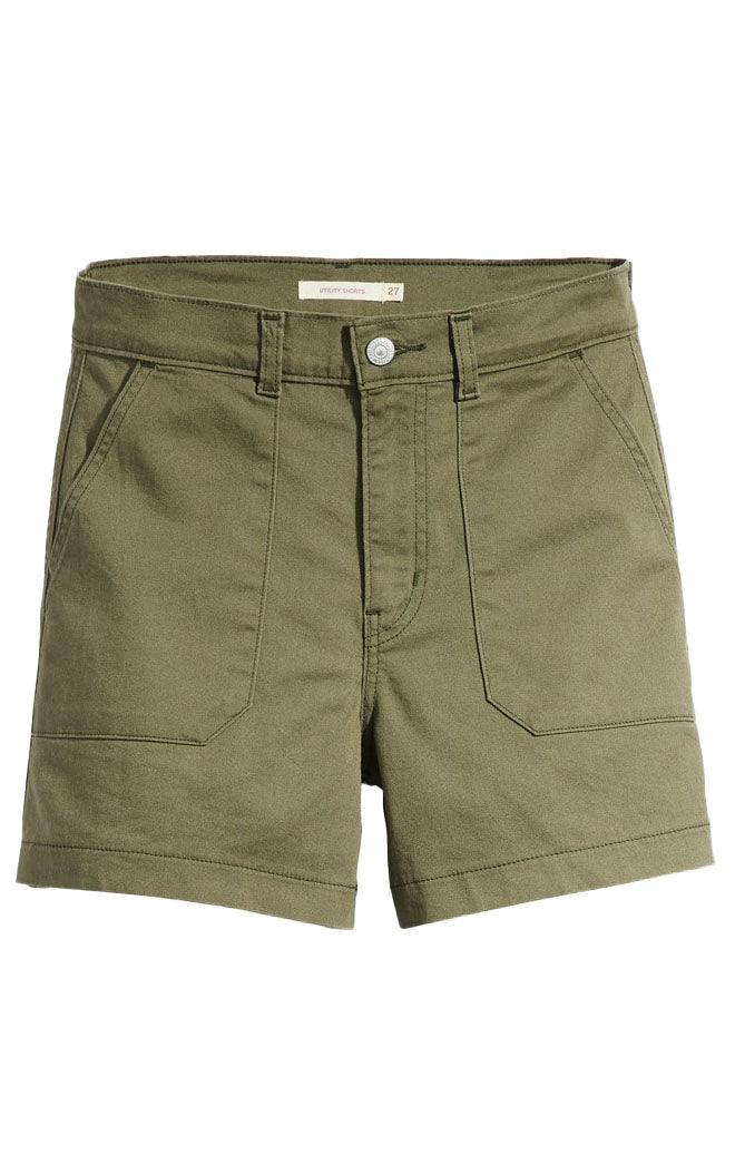Utility Short in 'Olive Night'