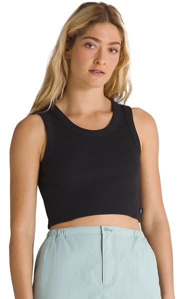 Drew Rib Tank in Black