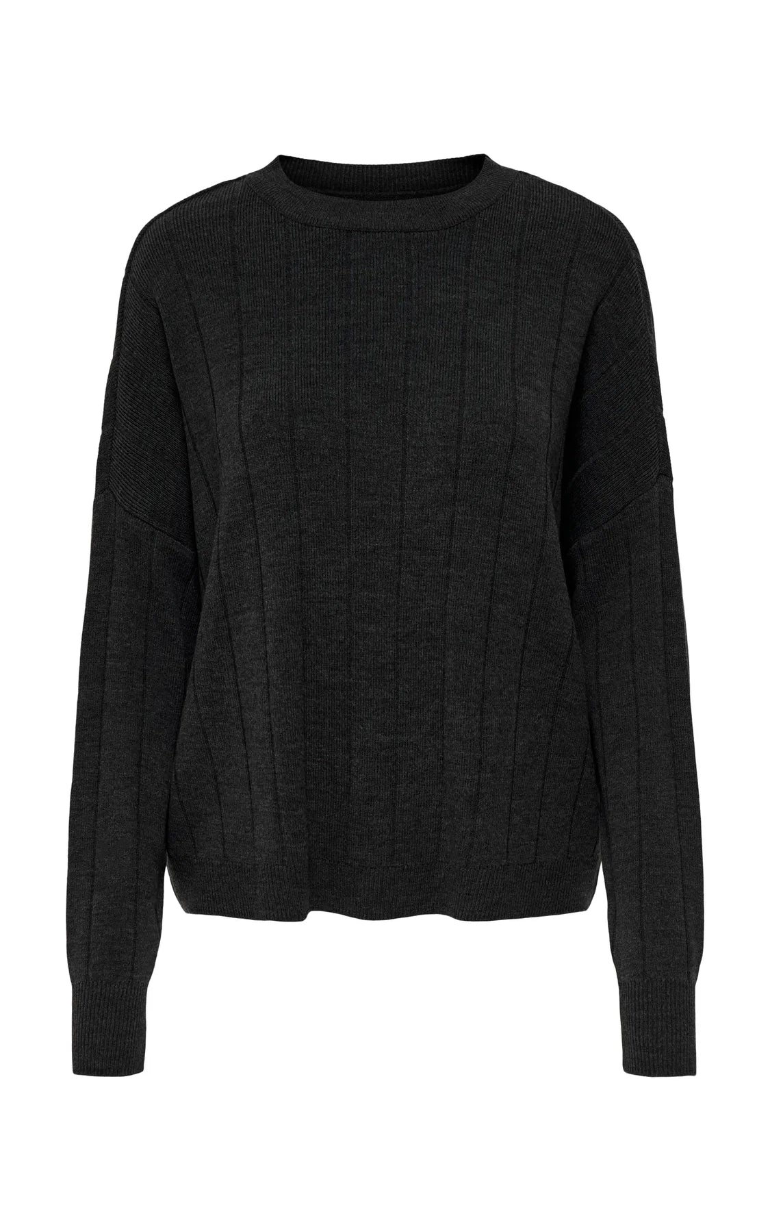 Tess Sweater in Dark Grey Melange