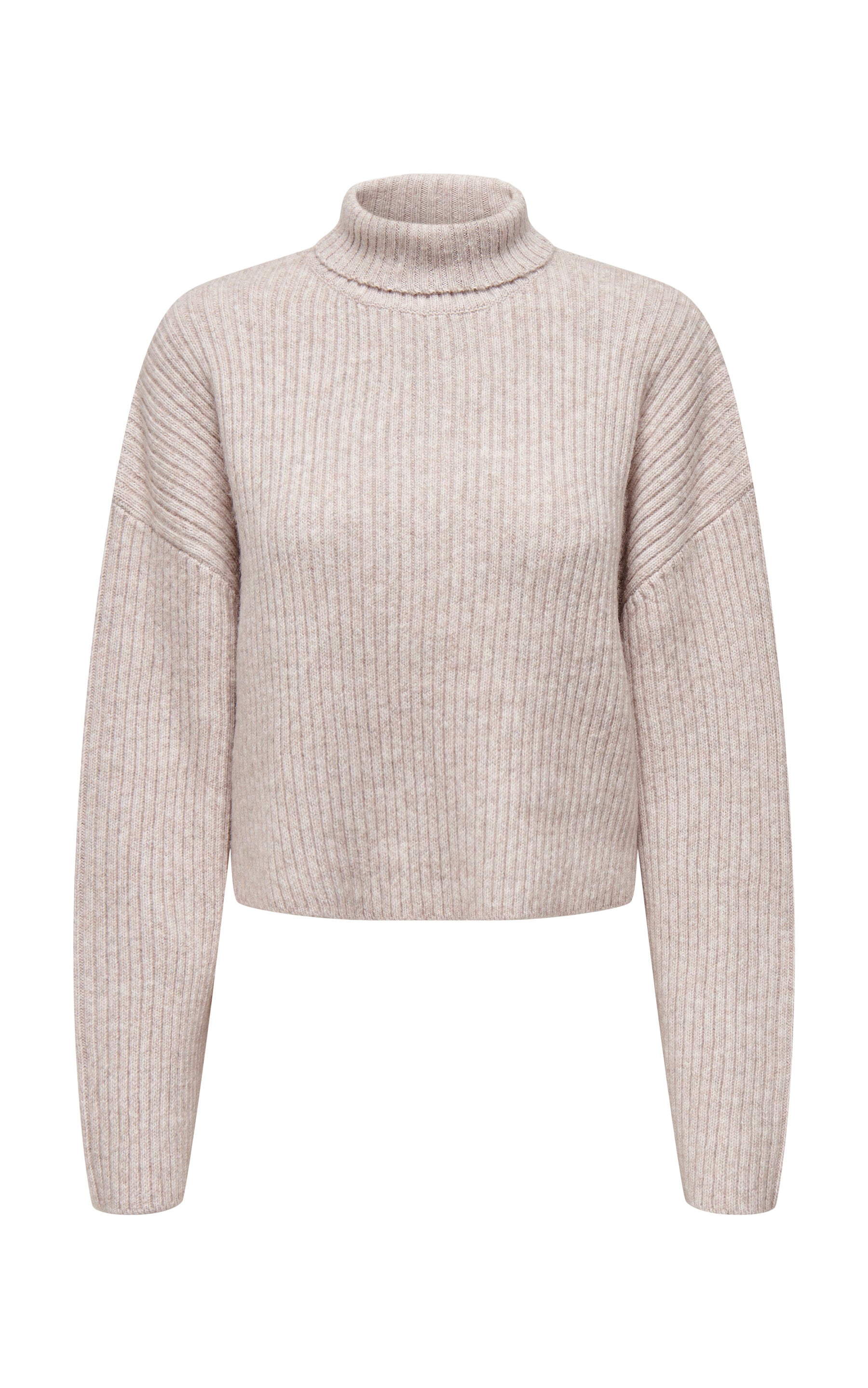 Melanie Rollneck Sweater in Oatmeal