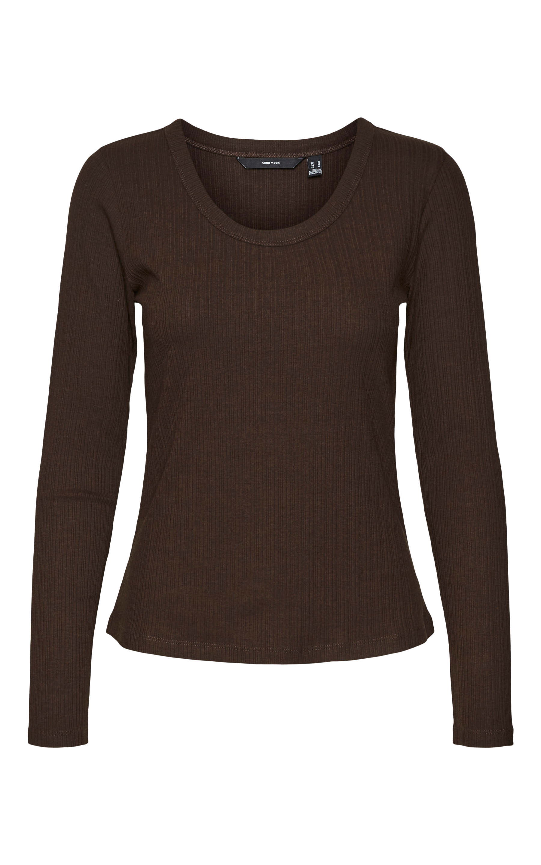 Minna Long Sleeve Top in Chocolate Torte