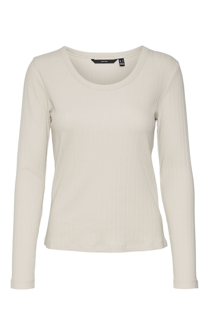 Minna Long Sleeve Top in Pumice Stone