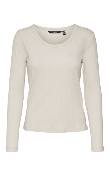 Minna Long Sleeve Top in Pumice Stone