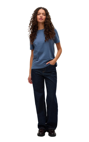 Paulina Short Sleeve T-Shirt in China Blue