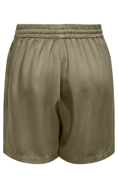 Kenya High Waist Shorts in Mermaid Green