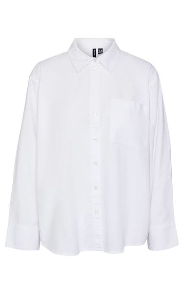 Ida Oxford Shirt in Bright White