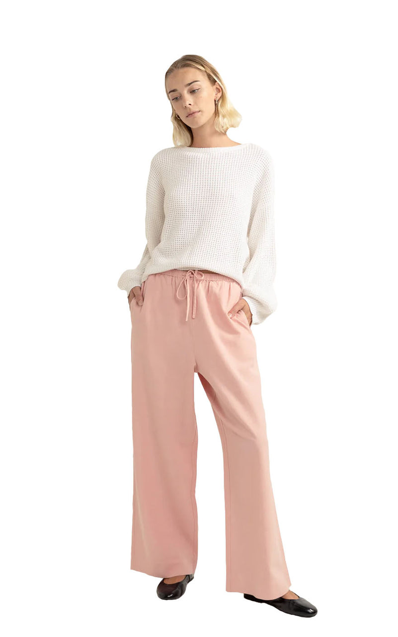 Classic Drawstring Pant in Rose