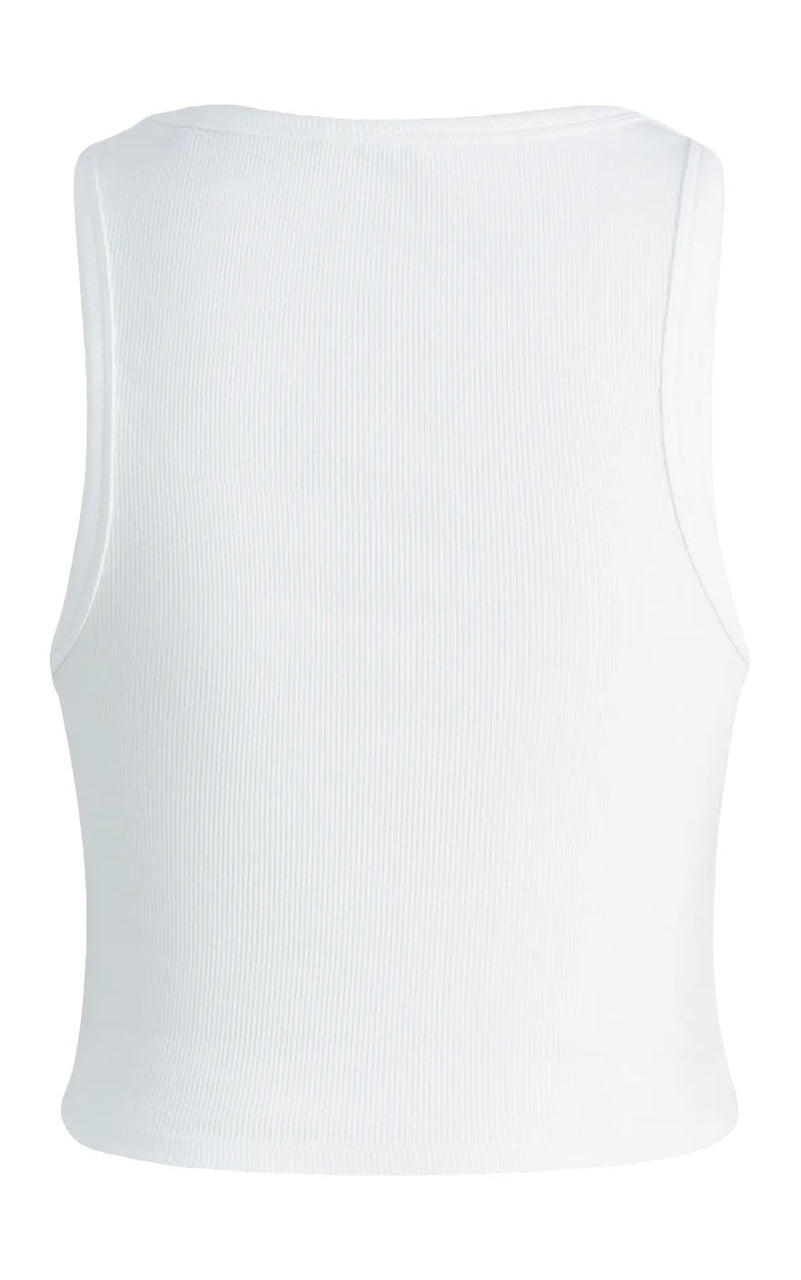 Fallon Tank in White