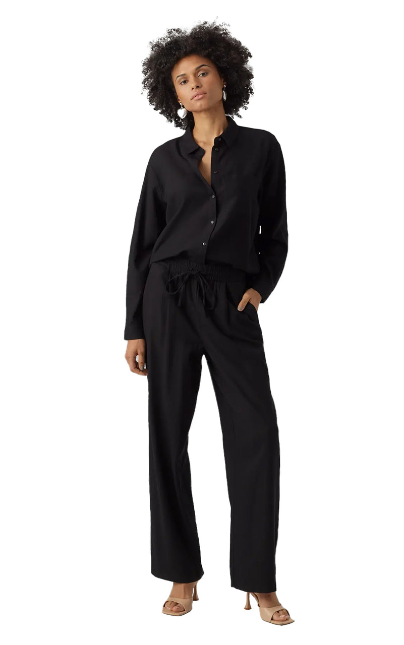 Jesmilo High Waist Wide Pants in Black