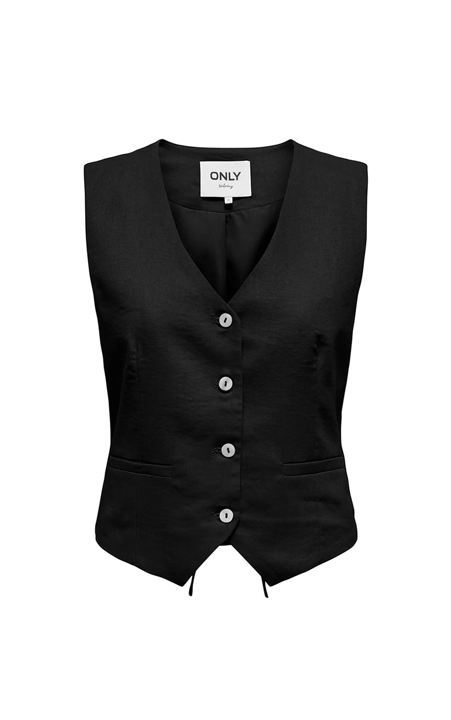 Caro Vest in Black
