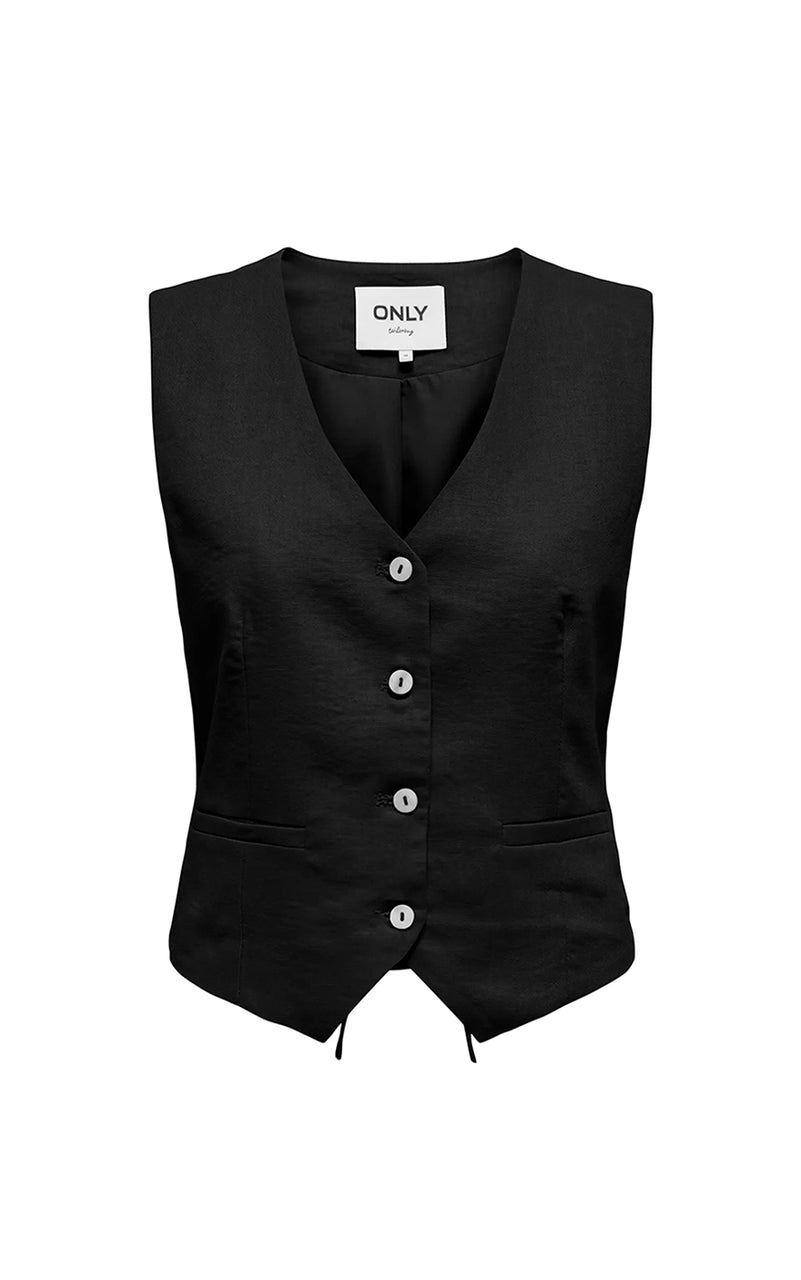 Caro Vest in Black