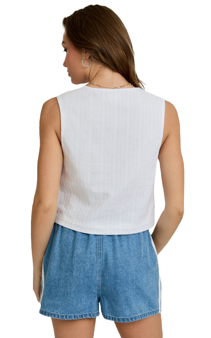 Rose Embroidery Top