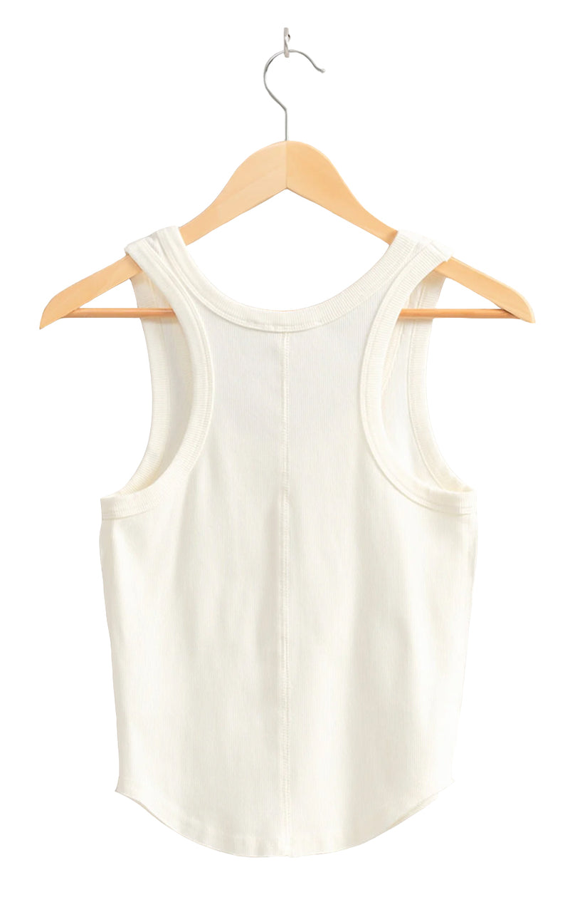 Timeless Threads Acid Wash Tank in Cream