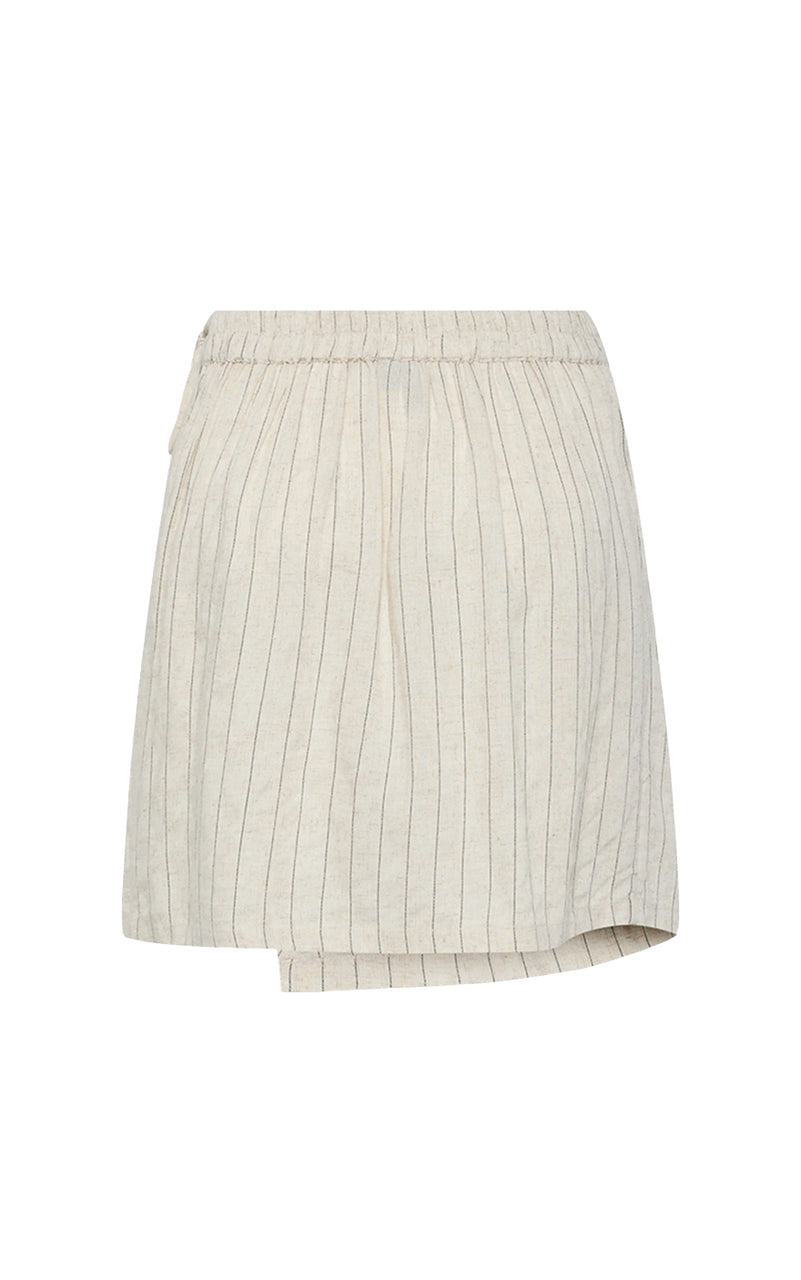 Pia Skirt in Birch with Stripe