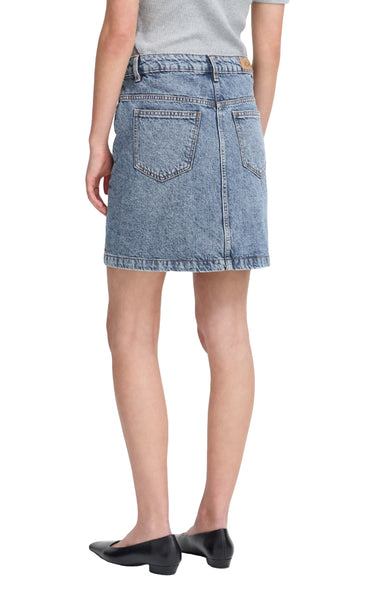 Aveny Skirt in Medium Blue Denim