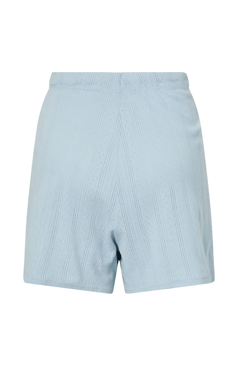 Marie Short in Blue Pointelle
