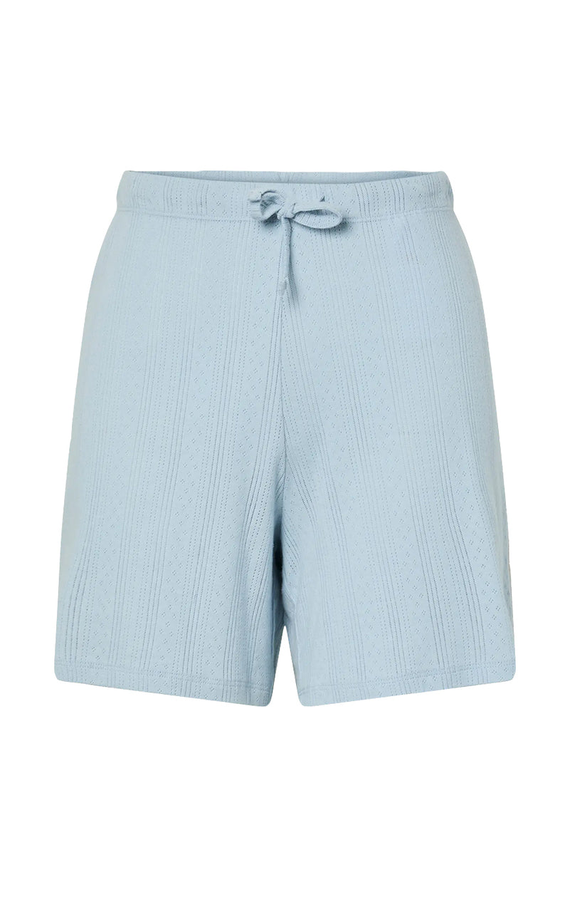 Marie Short in Blue Pointelle