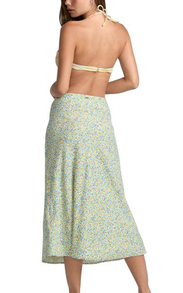 Annika Midi Skirt in Blue Bird