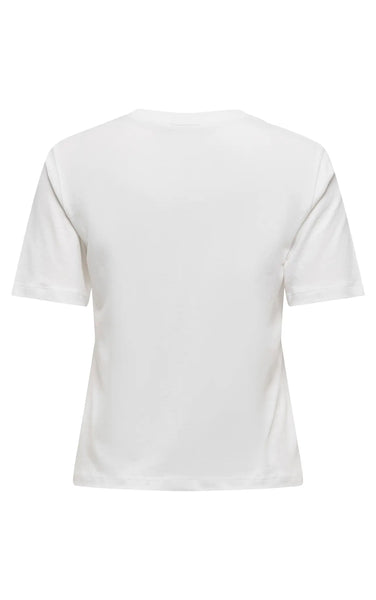 Rex Short Sleeve Tee in Cloud Dancer
