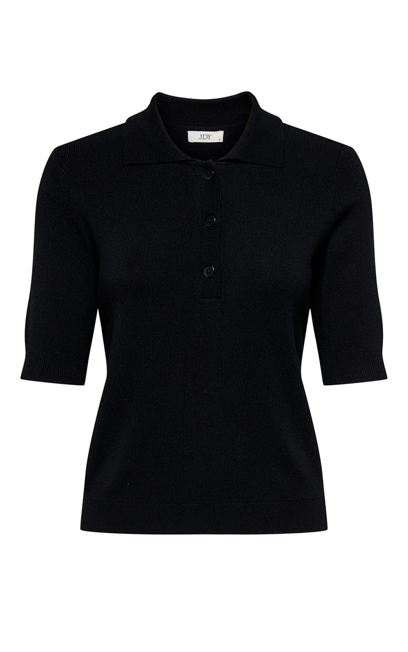 Bloom 2/4 Polo in Black
