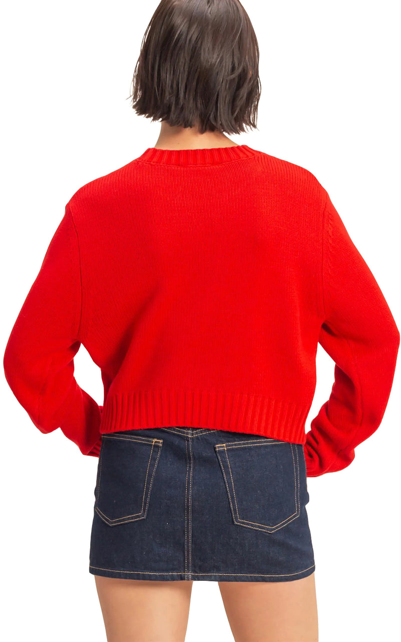 Gianna Sweater in Red