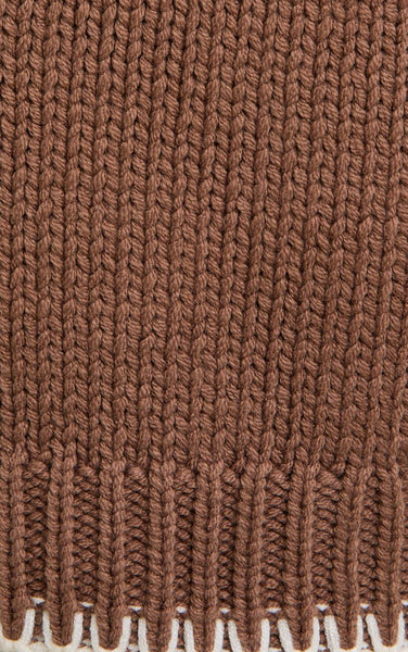 Camryn Sweater Vest in Mocha