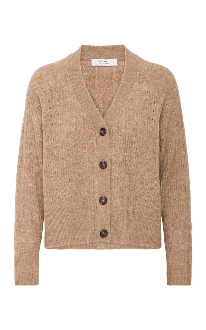 Monna Cardigan in Walnut Melange