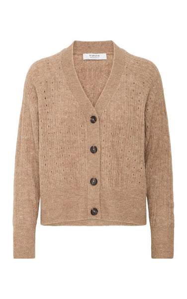 Monna Cardigan in Walnut Melange