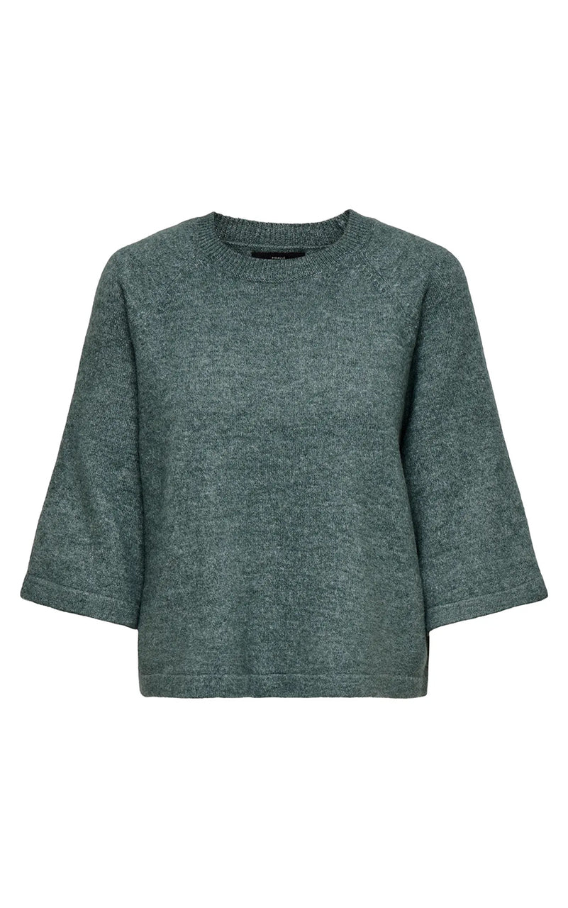 Simoni 3/4 Sweater in Balsam Green