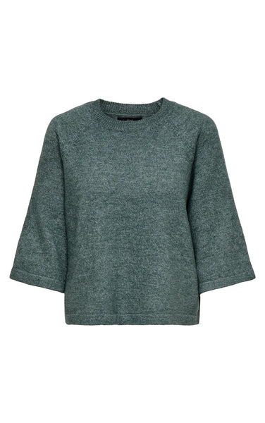 Simoni 3/4 Sweater in Balsam Green
