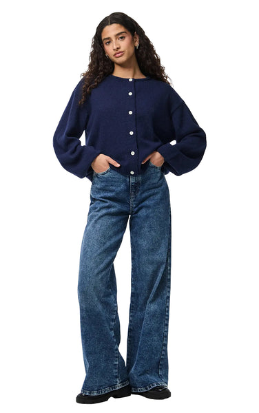 Ida Cardigan in Maritime Blue