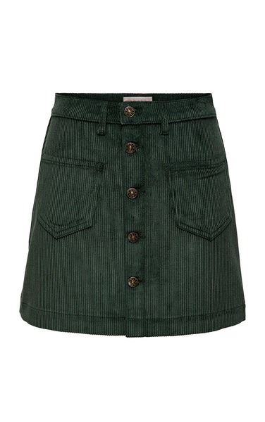 Amazing Cord Skirt in Green Gables