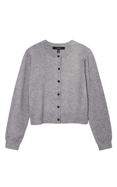 Vicky Cardigan in Medium Grey Melange