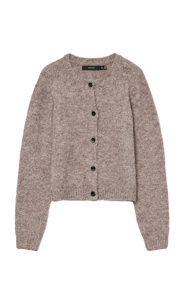 Novah Cardigan in Brown Lentil