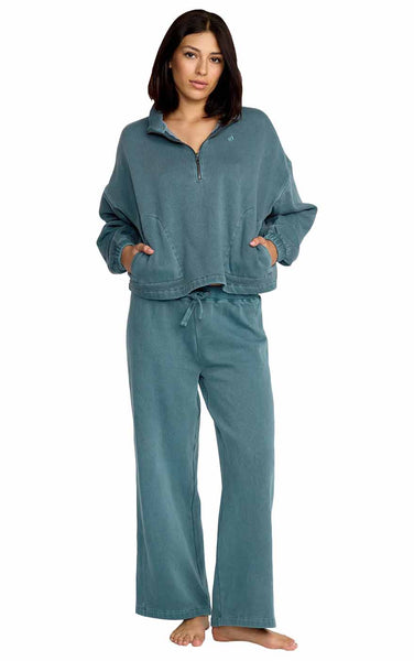 Stone Soft Pant in Emerald Green