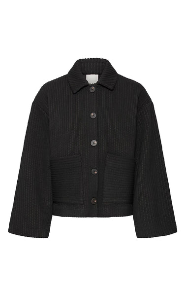 Kate Quilted Jacket 3 in Black