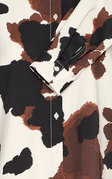 Ihamma Shirt in String Cow Print