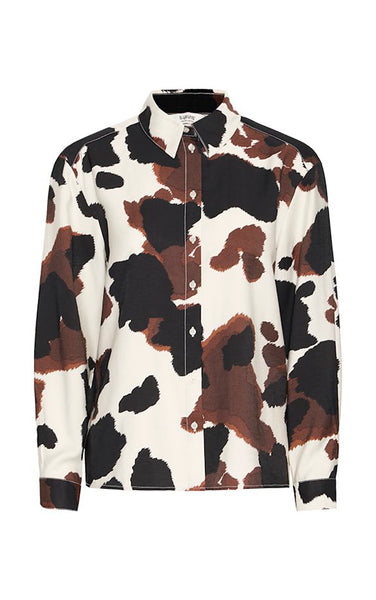 Ihamma Shirt in String Cow Print