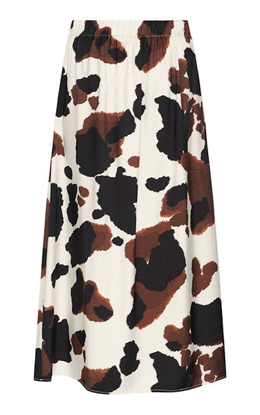 Ihamma Skirt in String Cow Print