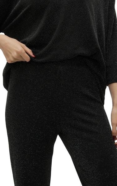 Kanva Pants in Black with Silver