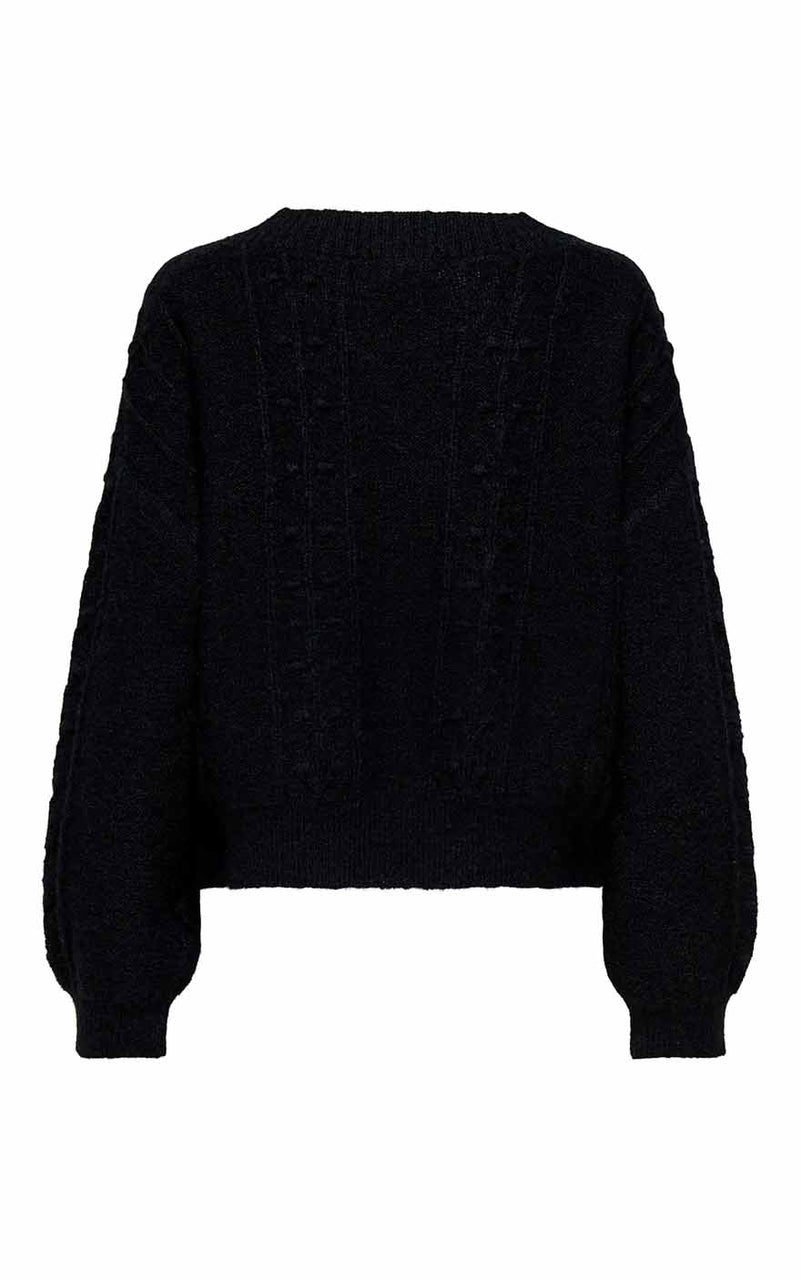 Sigrid V Sweater in Black