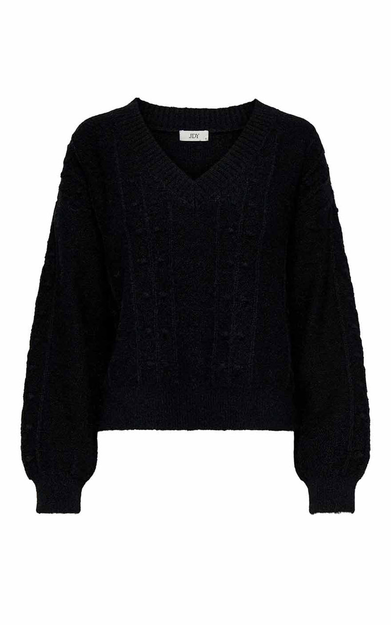 Sigrid V Sweater in Black