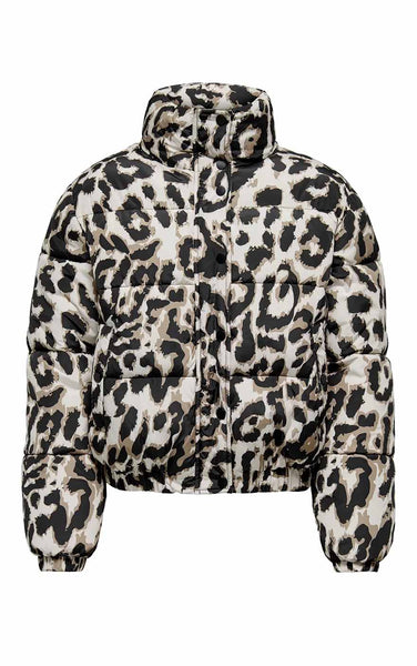 Moon Puffer in Tiger's Eye with Black Leopard