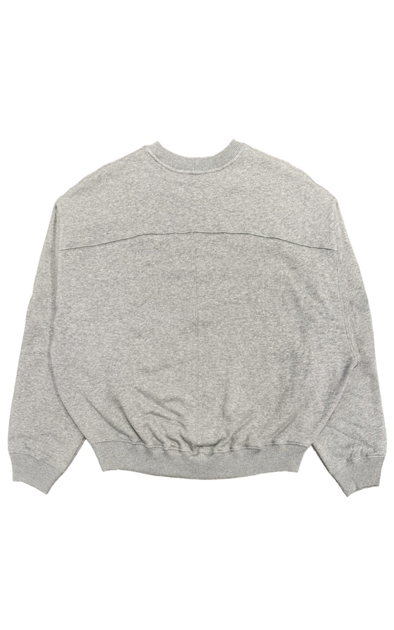 Maggie Slouch Sweatshirt in Heather Grey
