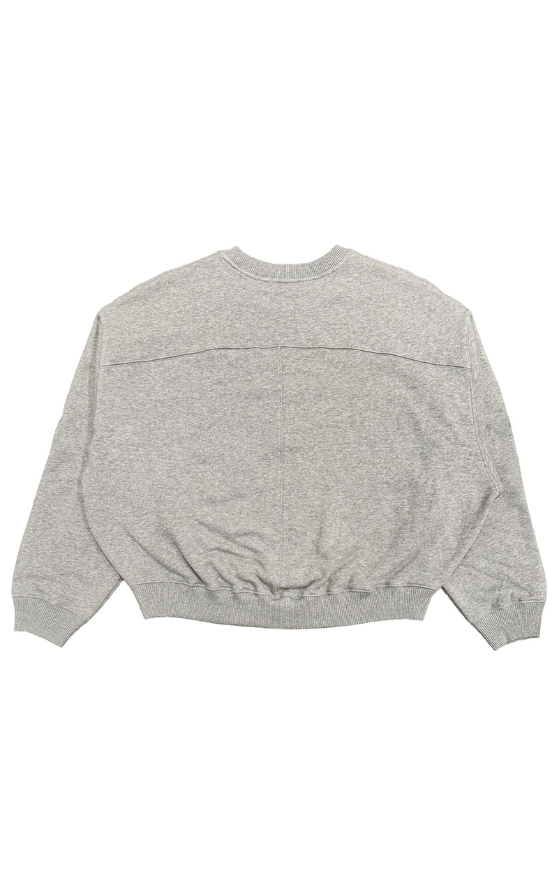 Maggie Slouch Sweatshirt in Heather Grey