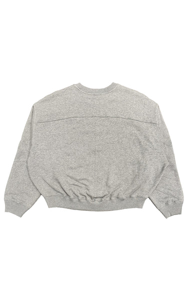 Maggie Slouch Sweatshirt in Heather Grey