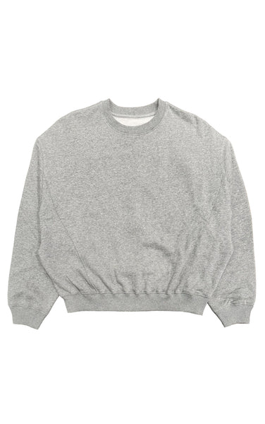 Maggie Slouch Sweatshirt in Heather Grey